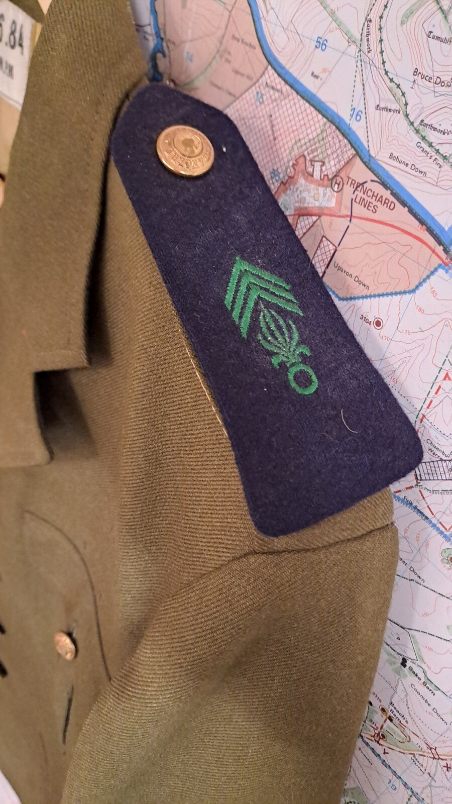 Rare Vintage French Foreign Legion Army Military Jacket Parade Dress Tunic