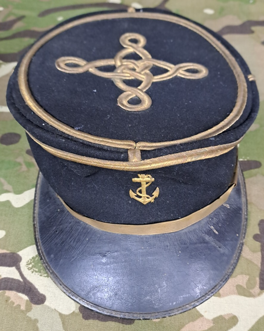 Rare Original French WWII Era French Troupes de Marine Colonial Navy Troops Kepi