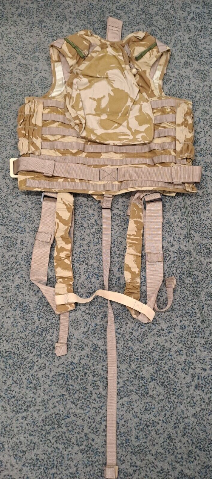 RARE Original RAF Desert DPM MK60 Life Preserver Armour Capable Vest Size 4
