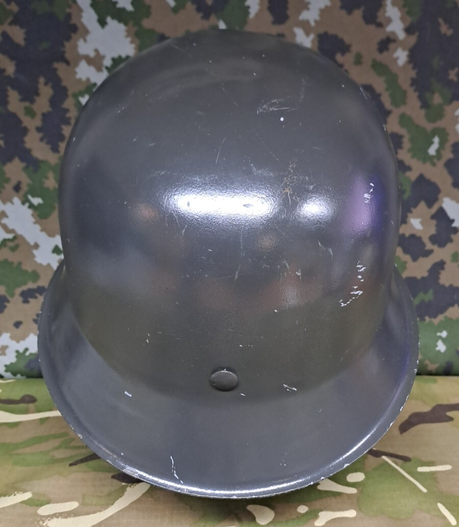 Rare Original German WW2 WWII M42 Combat Helmet Late War QVL Maker Stamp