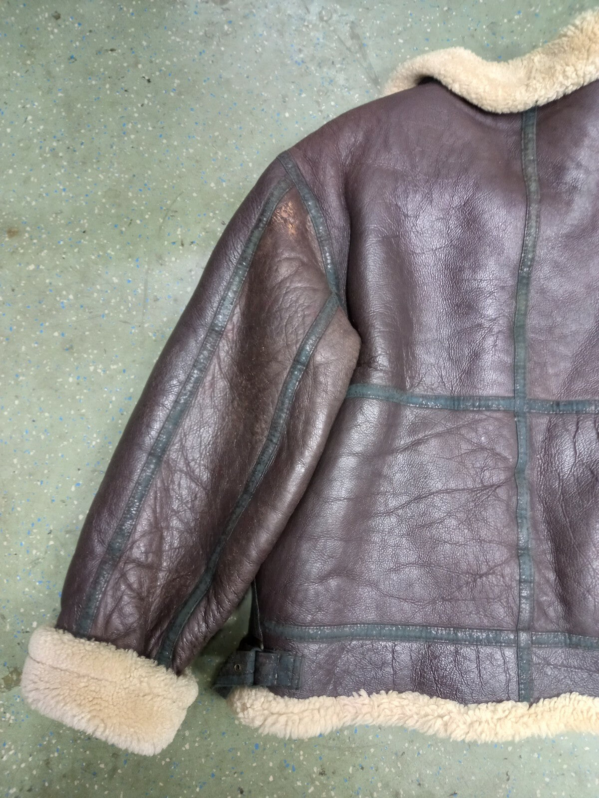 Genuine Rare Type B 3 American Military Wear Sheep Skin Fighter Pilots Jackets
