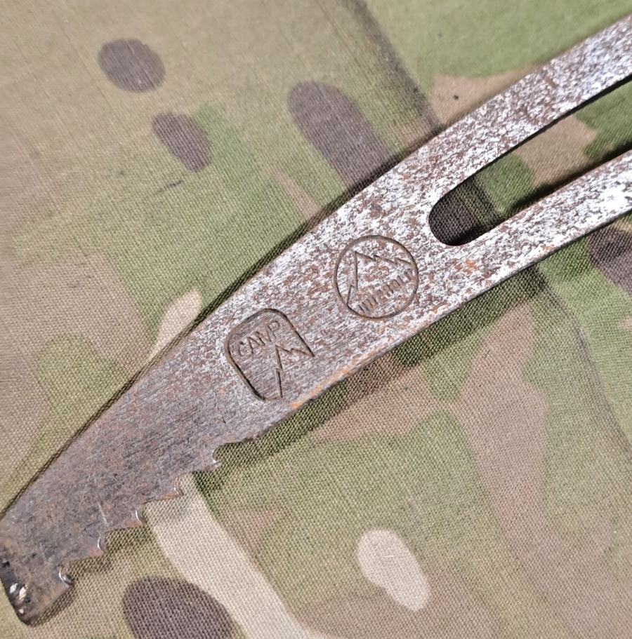 Vintage Mountaineering Climbing 80cm Ice Axe Camp Interalp Premana Italy