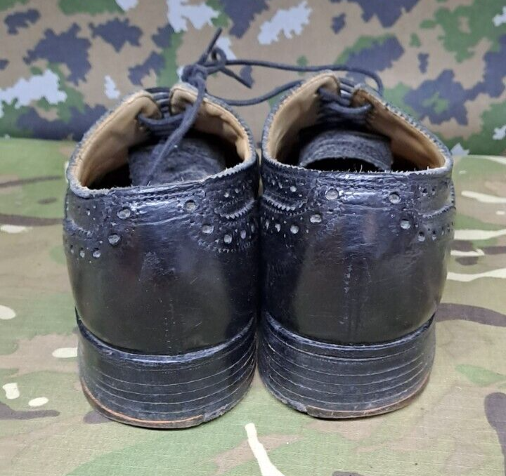 Genuine British Army Military Highland Issue Service Dress Shoes Brogues - 6 M