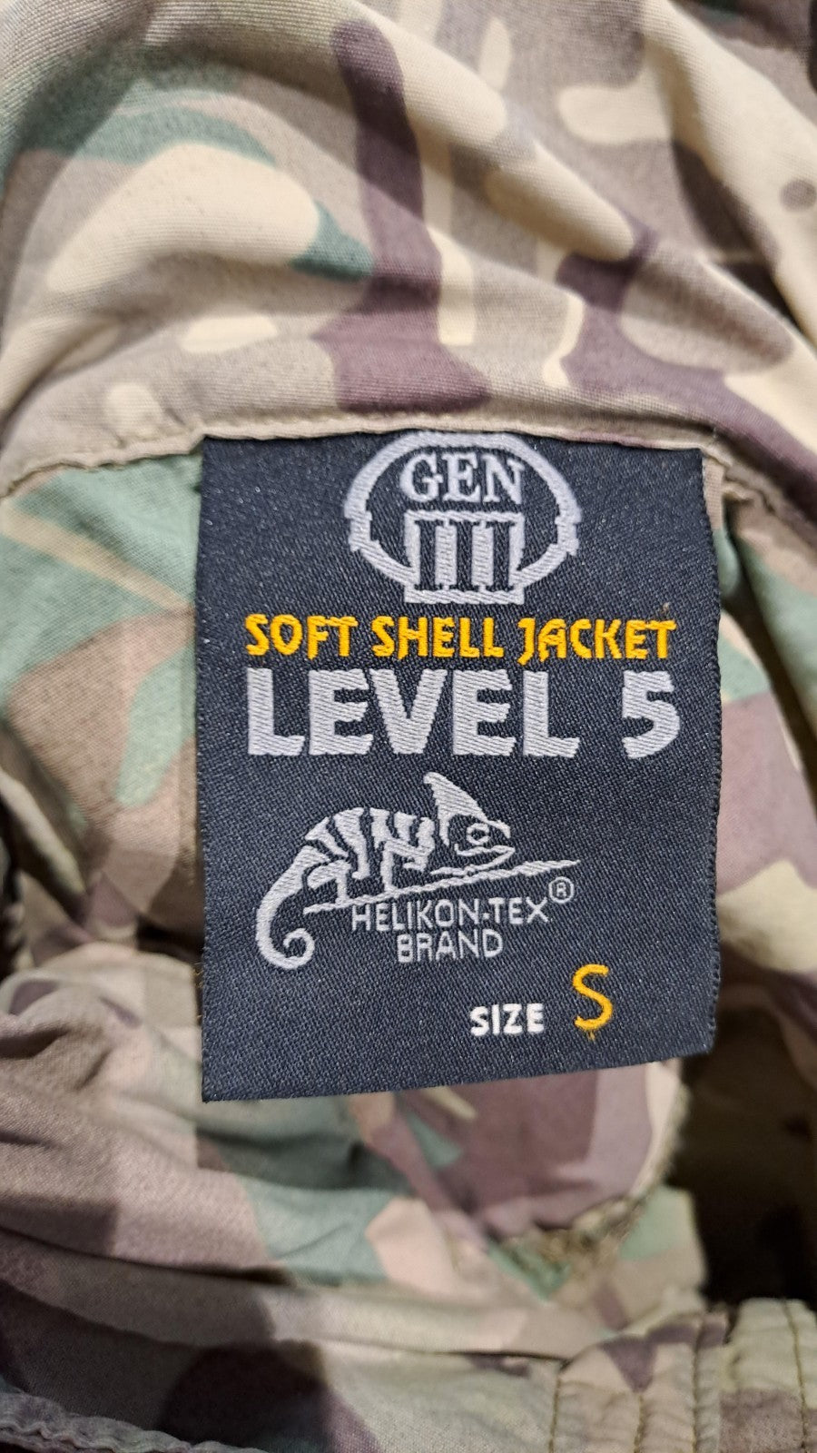 Genuine Helikon Tex Soft Shell Gen 3 Jacket Multicam MTP Army Military - Small