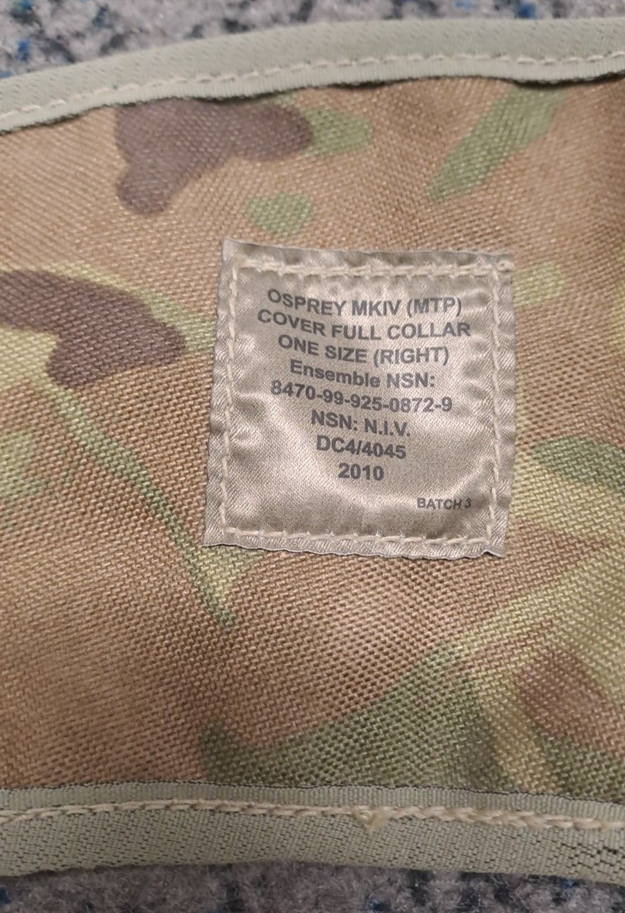 Genuine British Army Military SAS Full Collar MTP with Ballistic Filler Osprey