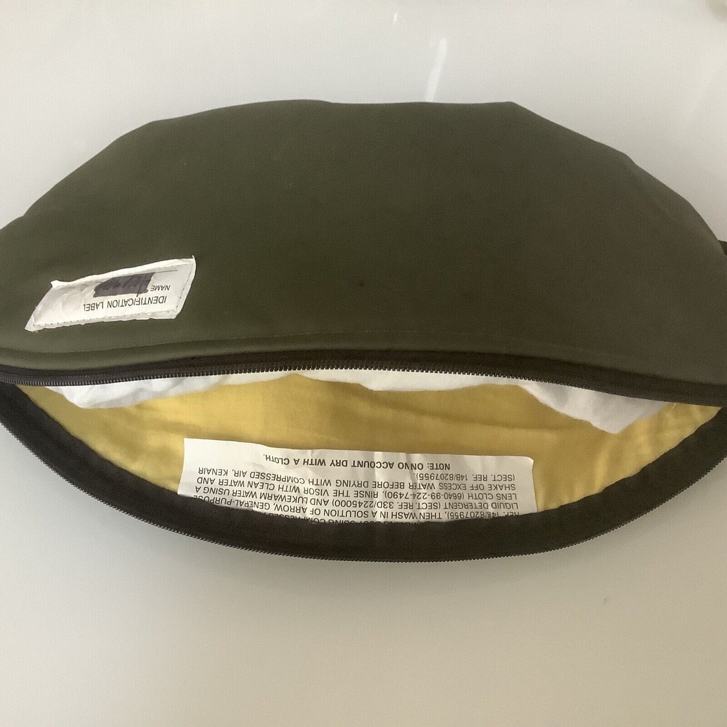 GENTEX Pilot Aircrew Flying Helmet Visor Night Vision Helmet Type RAF With Bag