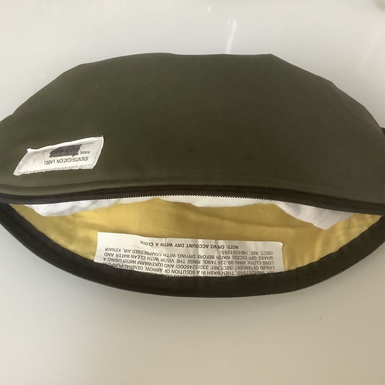 GENTEX Pilot Aircrew Flying Helmet Visor Night Vision Helmet Type RAF With Bag