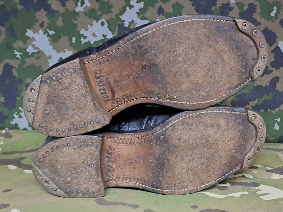 Genuine British Army Military Highland Issue Service Dress Shoes Brogues - 6 M