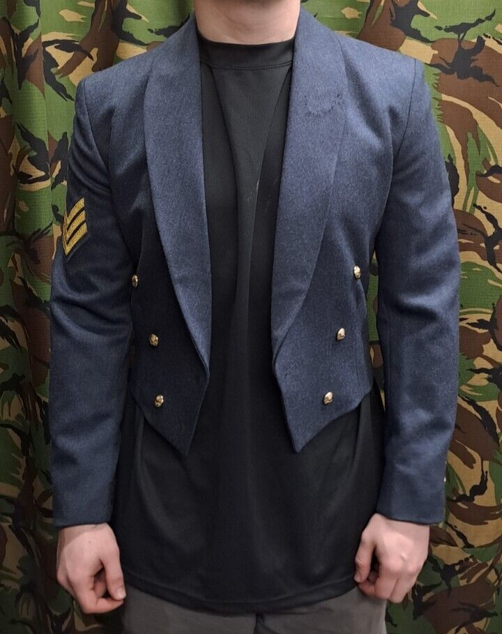 RAF ROYAL AIR FORCE SURPLUS OFFICERS MESS DRESS JACKET TUNIC MILITARY SURPLUS