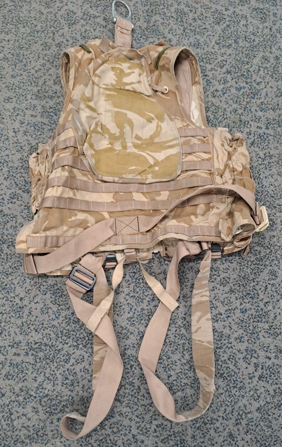 RARE Original RAF Desert DPM MK60 Life Preserver Armour Capable Vest Size 4