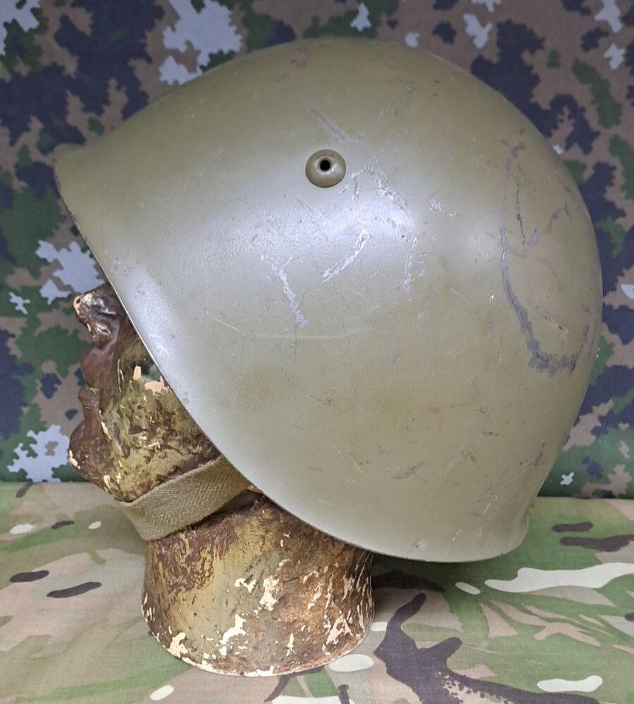 WWII Italian Army Military M33 Combat Helmet Steel & Leather Liner - 59
