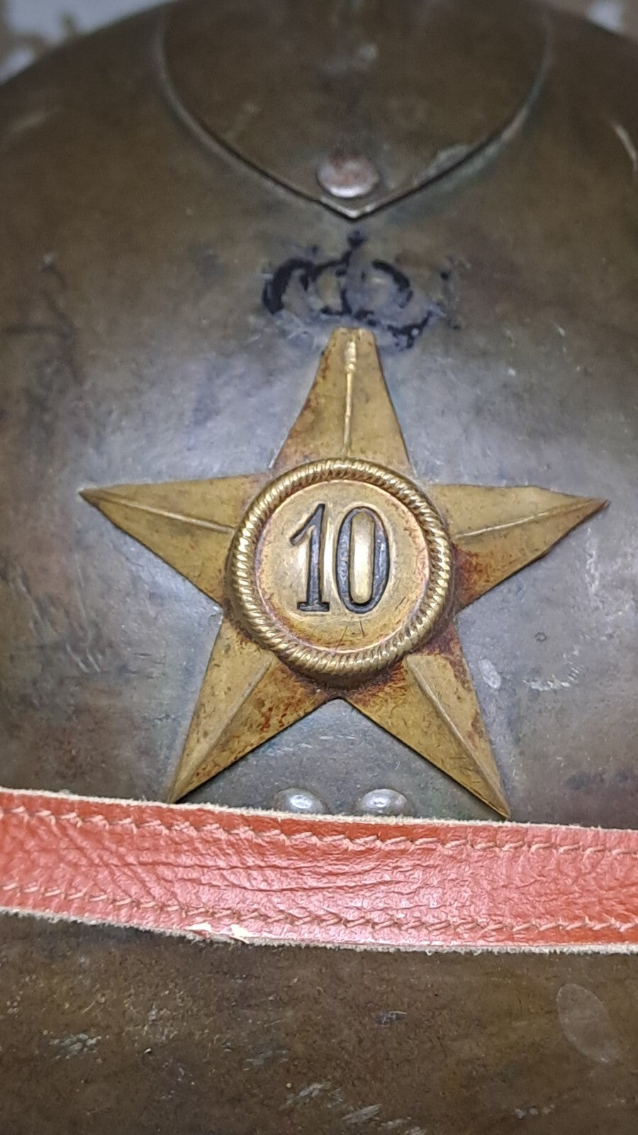 Original WW2 French Army M1926 Model Adrian Helmet - Complete with Liner & Strap