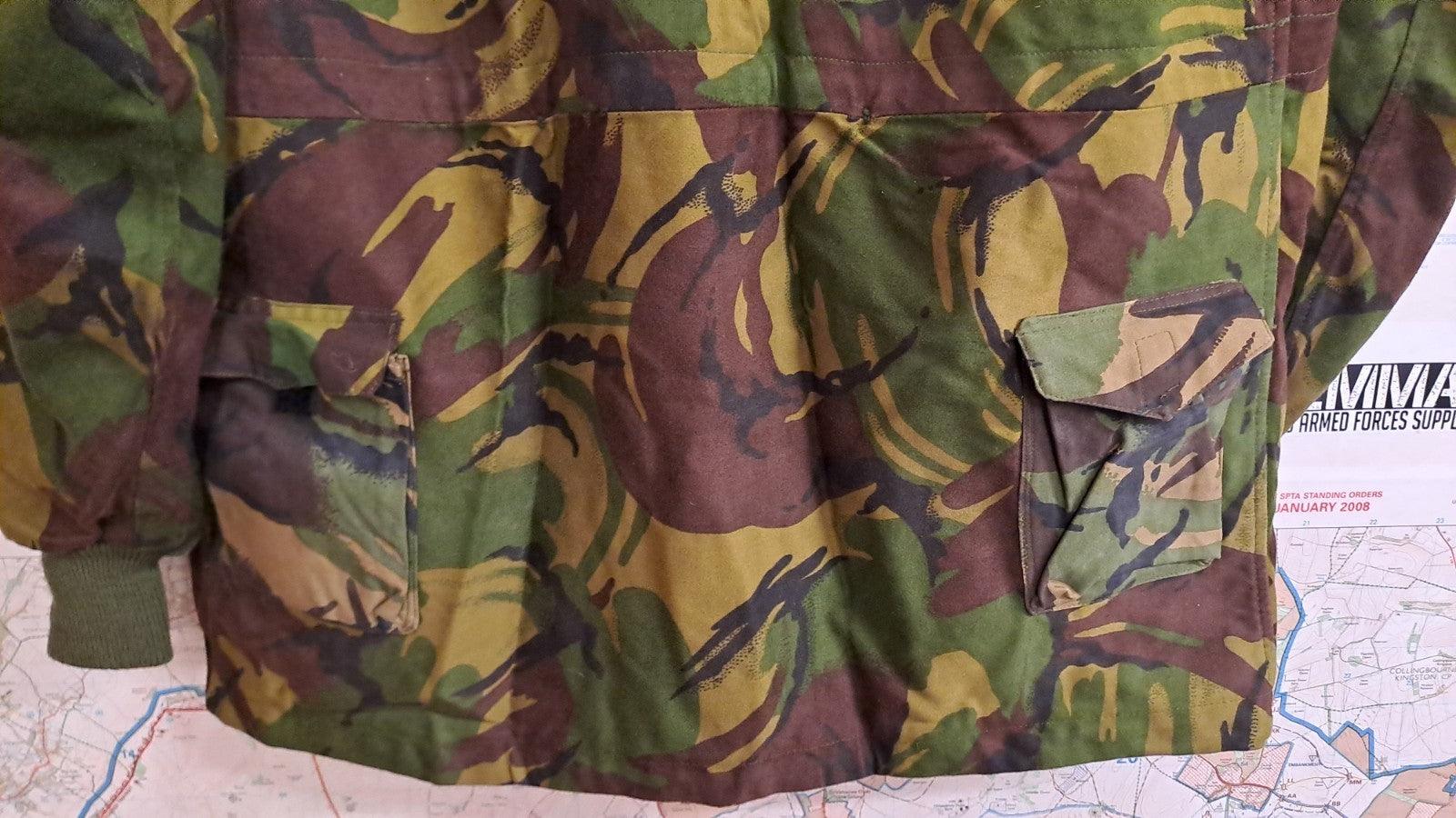 BESPOKE CUSTOM OFFICERS BRITISH ARMY MILITARY DPM CAMO COMBAT SMOCK JACKET