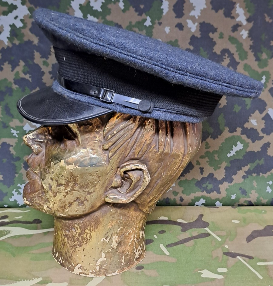 POST WW2 RAF OFFICERS SERVICE DRESS CAP BRITISH ARMY FIELD MILITARY 1953
