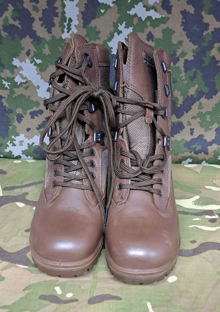 YDS Kestrel Army SAS Military Surplus Brown MTP Male Combat Assault Boots - 3 W