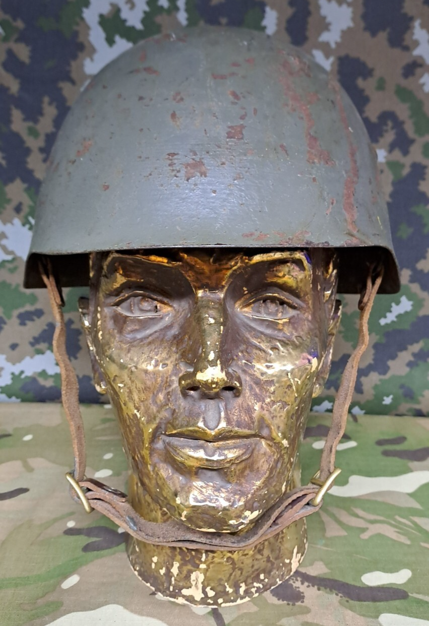 Genuine WWII WW2 Portuguese M1940 Helmet Portugal Army Field Gear Militaria