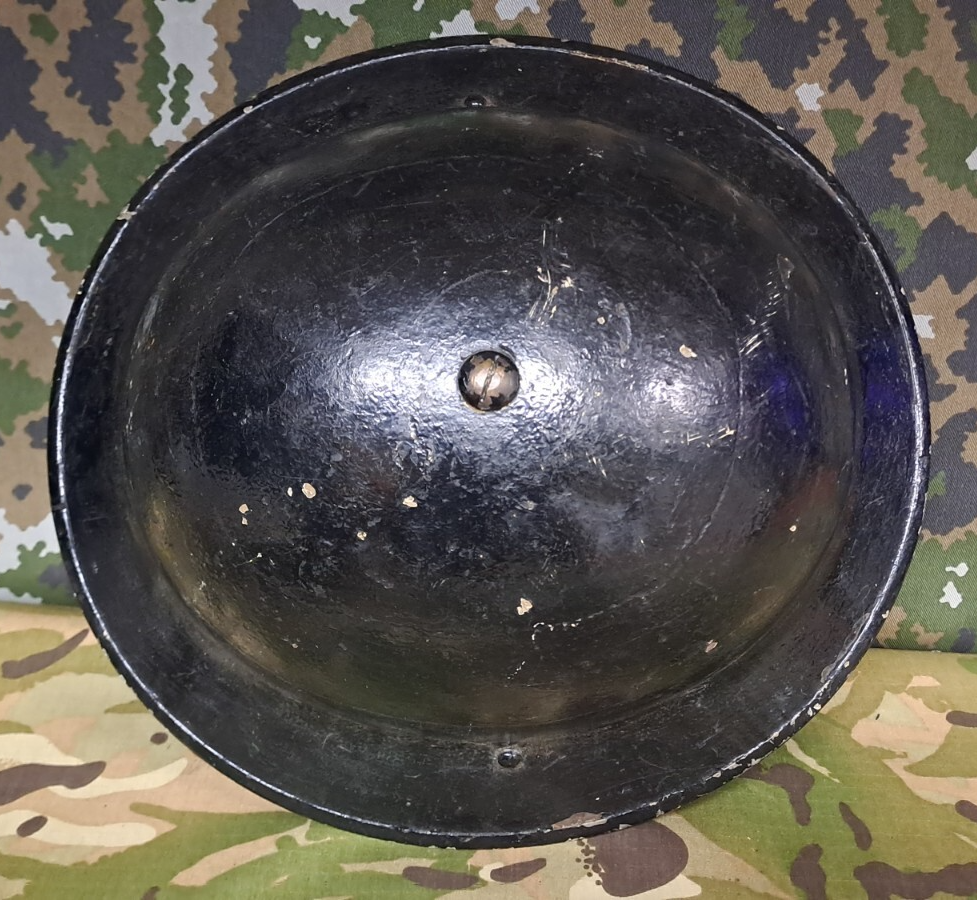 WW2 Original British Army Military Combat Steel Helmet Tommy Brodie & Liner