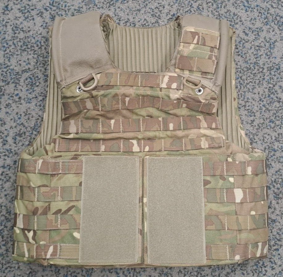 Genuine British Army Military SAS Osprey Ballistic Vest & Soft Kev lar Fillers
