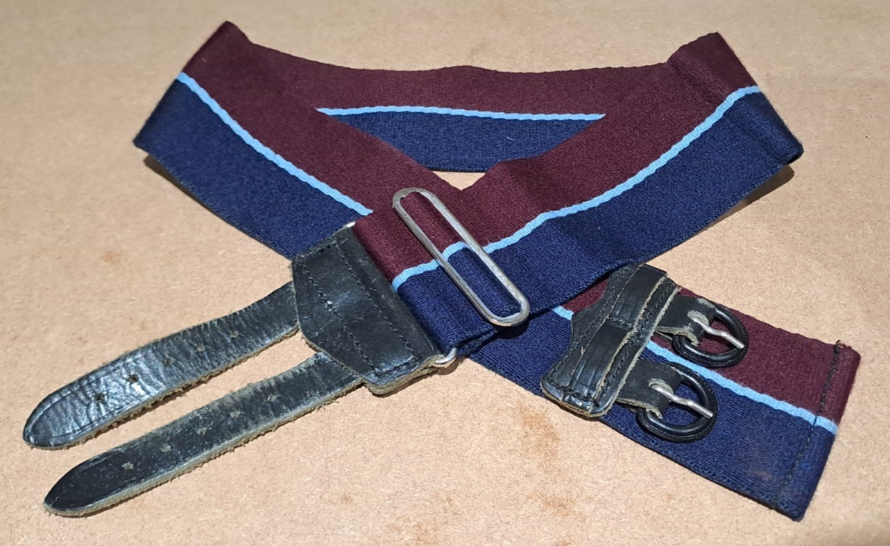 Royal Air Force RAF Regiment Military Stable Belt Regimental Colours 33 inch