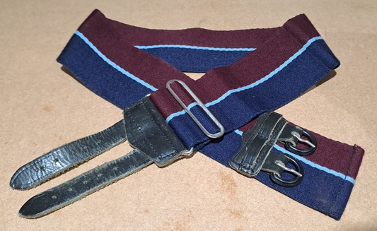 Royal Air Force RAF Regiment Military Stable Belt Regimental Colours 33 inch