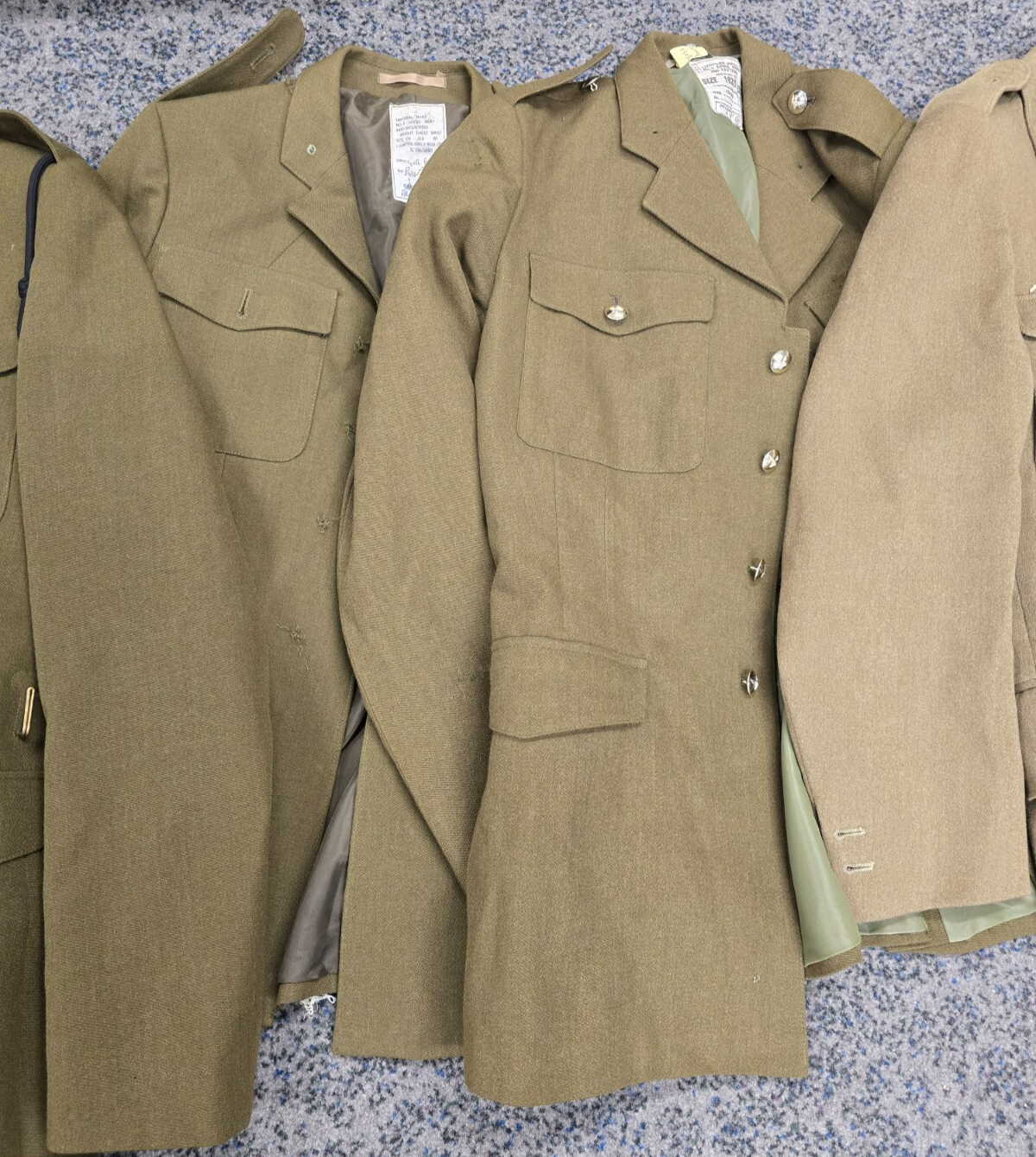 Huge Warehouse Clearout Joblot Vintage Military Uniform Trousers, Tunics, Shirts
