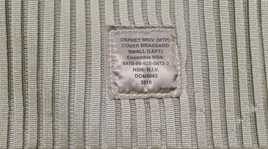 Genuine British Army SAS Brassards Shoulder MTP with Ballistic Filler Osprey - S