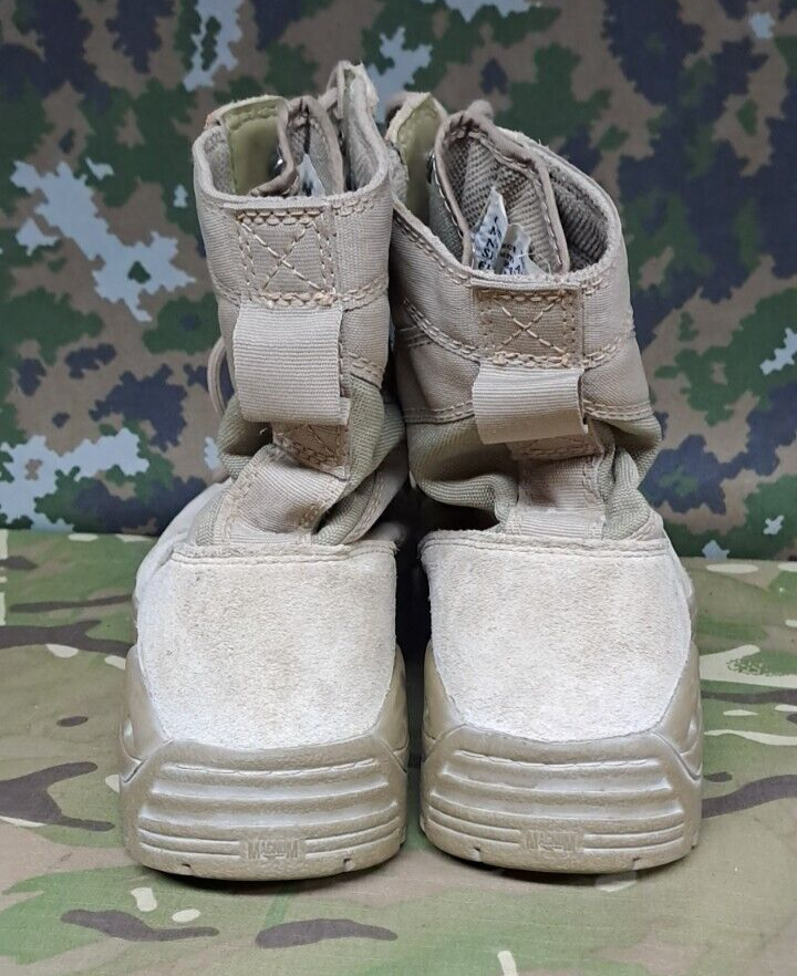 Desert Magnum Army Combat Sand Boots Genuine British Military Surplus - 6 L
