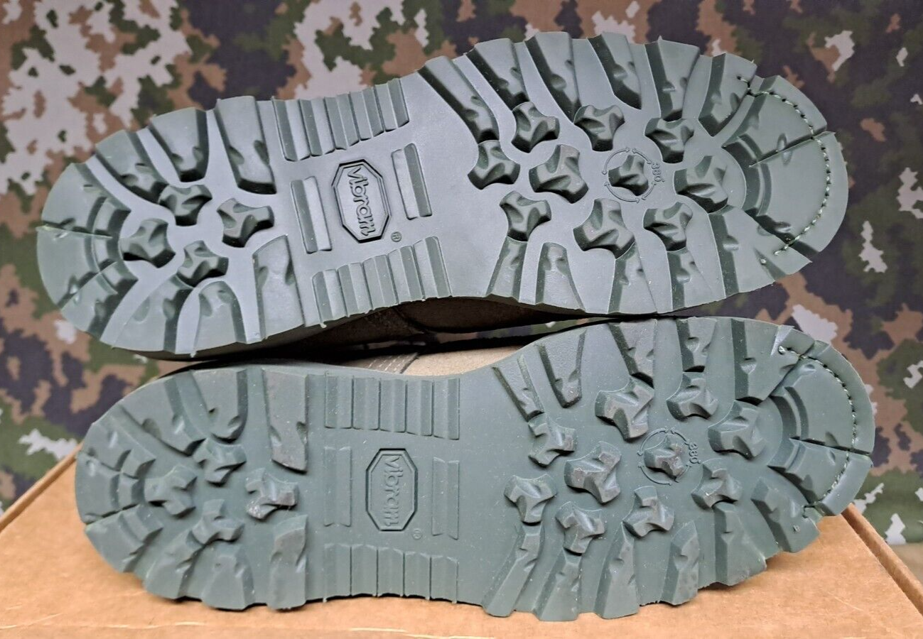 Thorogood Sage Green Tan Boots US Military issue Steel Toe Vibram Sole Boots 6.5