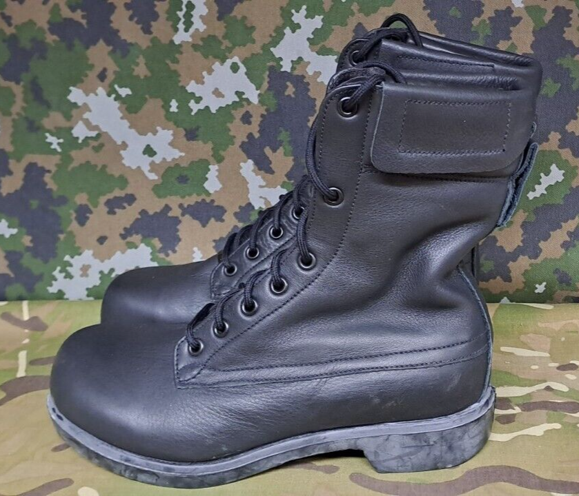 New Vintage British Army Military Aircrew High Leg Leather Boots 232/96