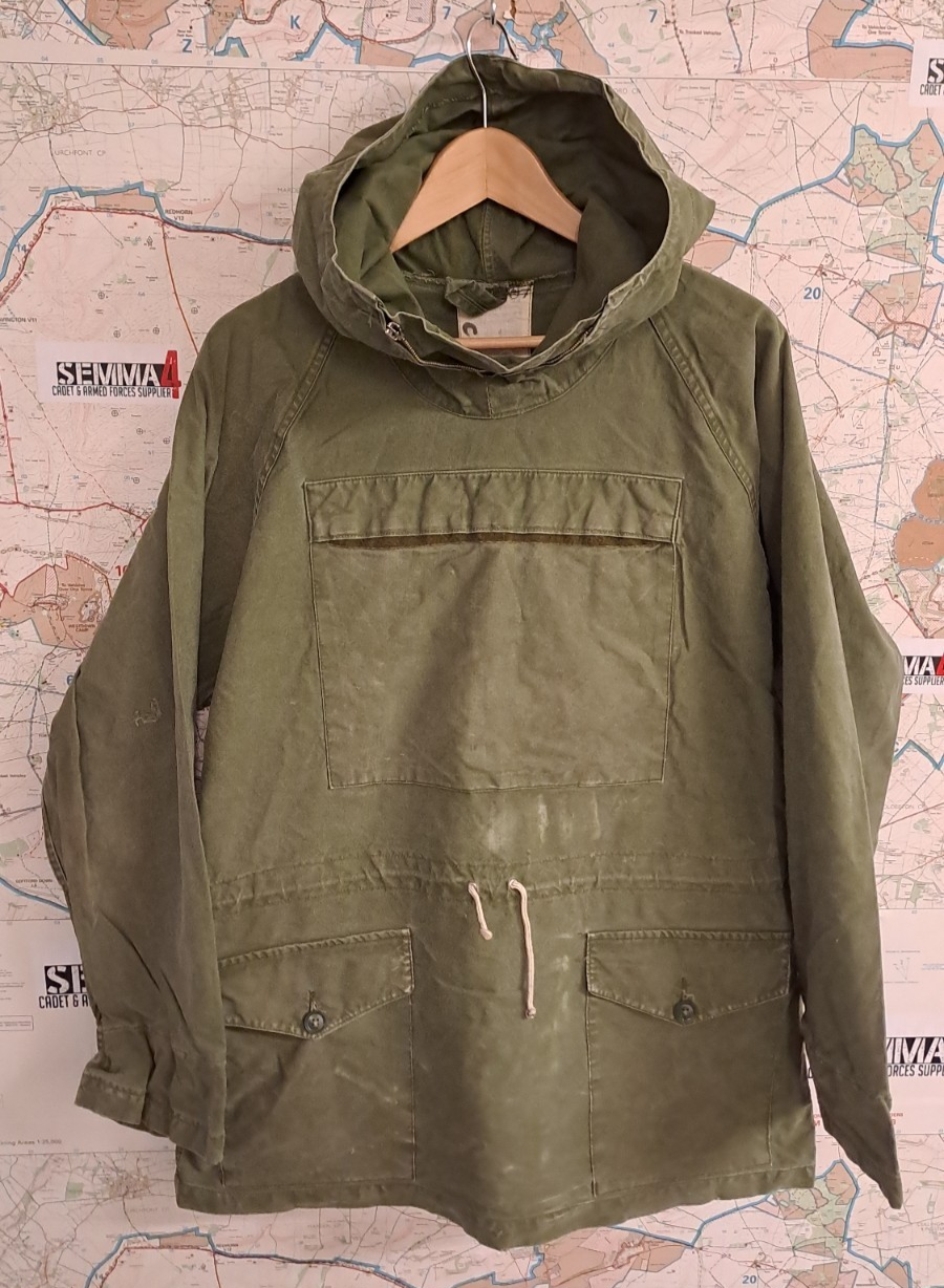 Genuine Vintage British Army Cadet Windproof Mountain Smock Military Oasis Mod
