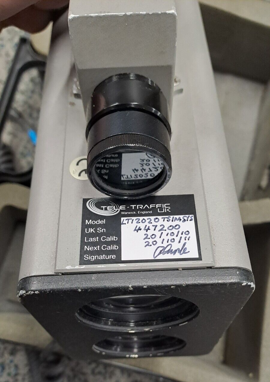 GENUINE POLICE SURPLUS RADAR LASER INC LIDAR LTI 20-20 MARKSMAN SPEEDGUN WORKING