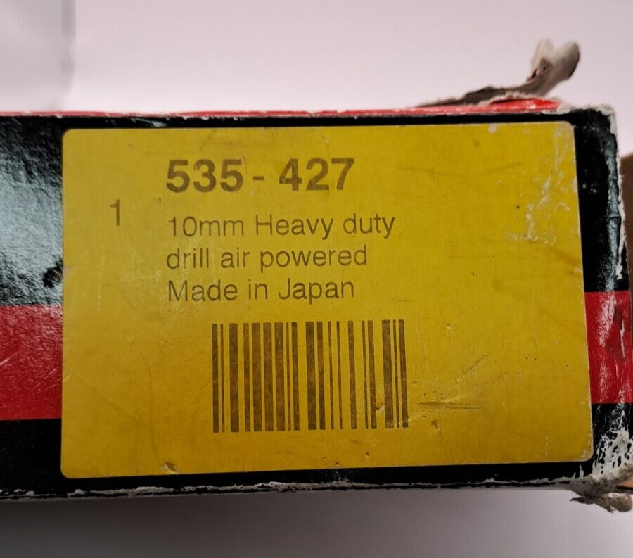 Reversible Air Drill 2000 RPM Ingersoll Rand 7802R 3/8" Tool Working Boxed