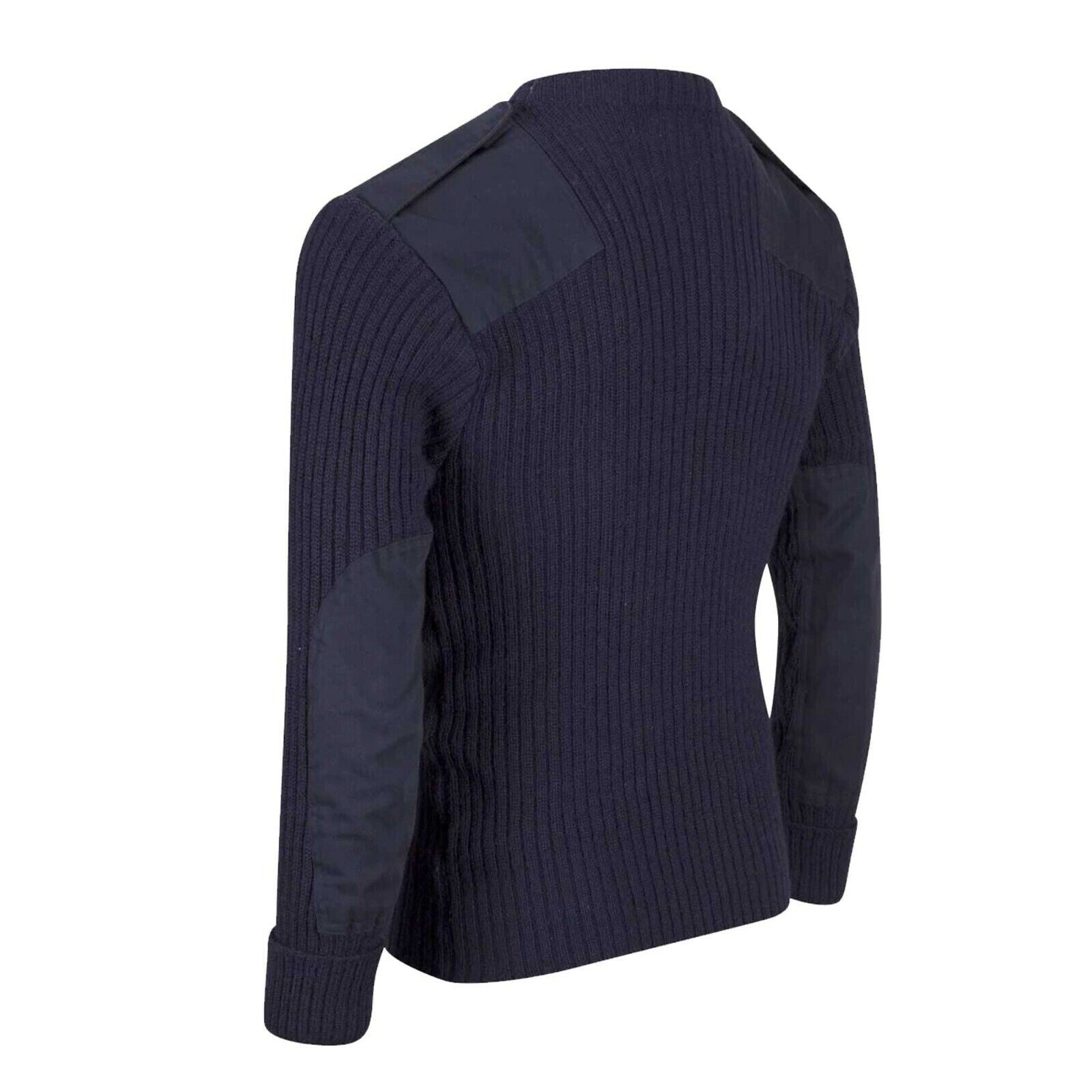 New Royal Navy RN Blue Heavy Round Neck Pullover Heavy Jumper British Military