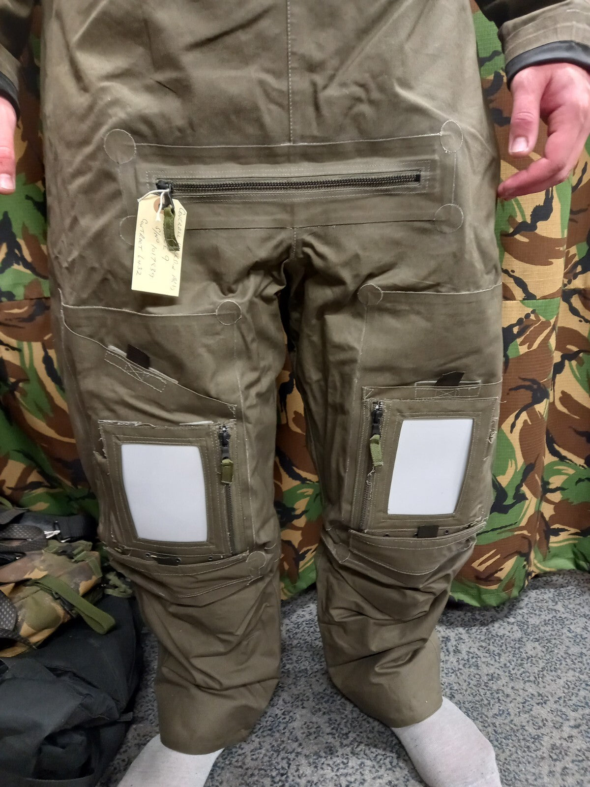 Beaufort Aircrew Jet Pilot Immersion Coverall MK10 Suit Green Army Issue - 9