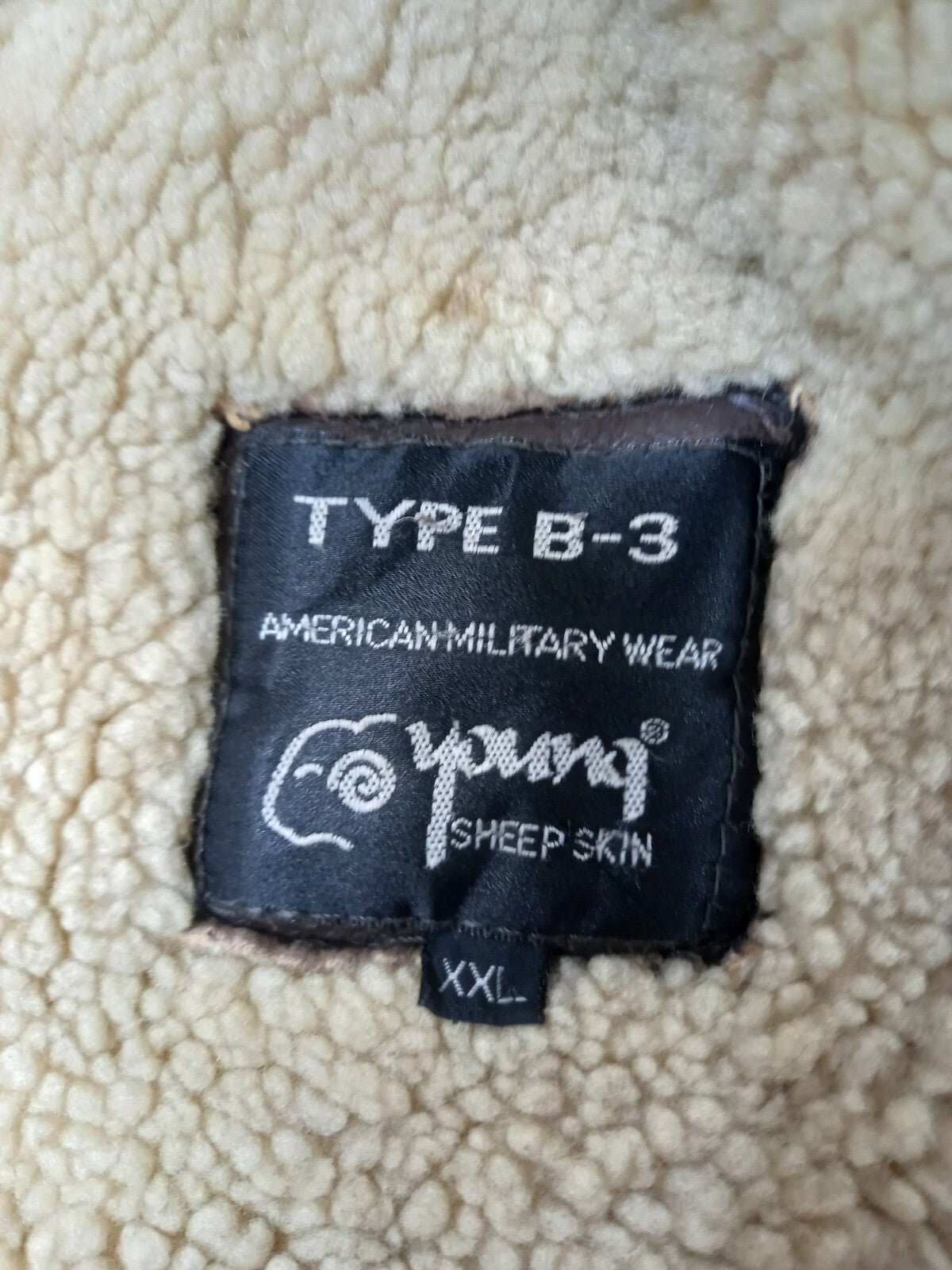 Genuine Rare Type B 3 American Military Wear Sheep Skin Fighter Pilots Jackets