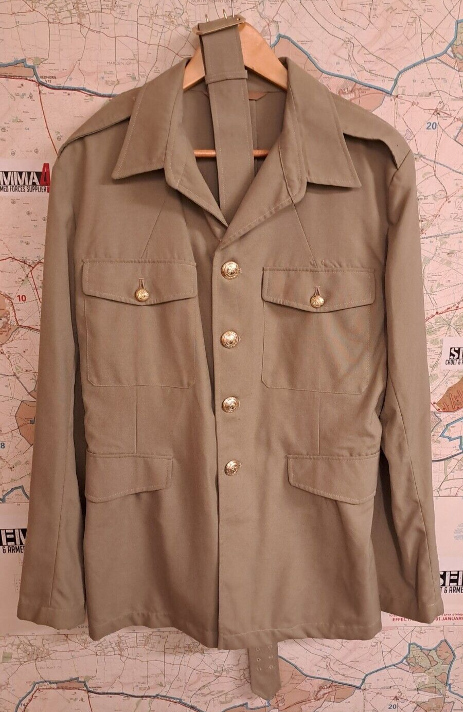 Genuine No6 Army Jacket Lightweight Safari Jacket British Issue Royal Marine