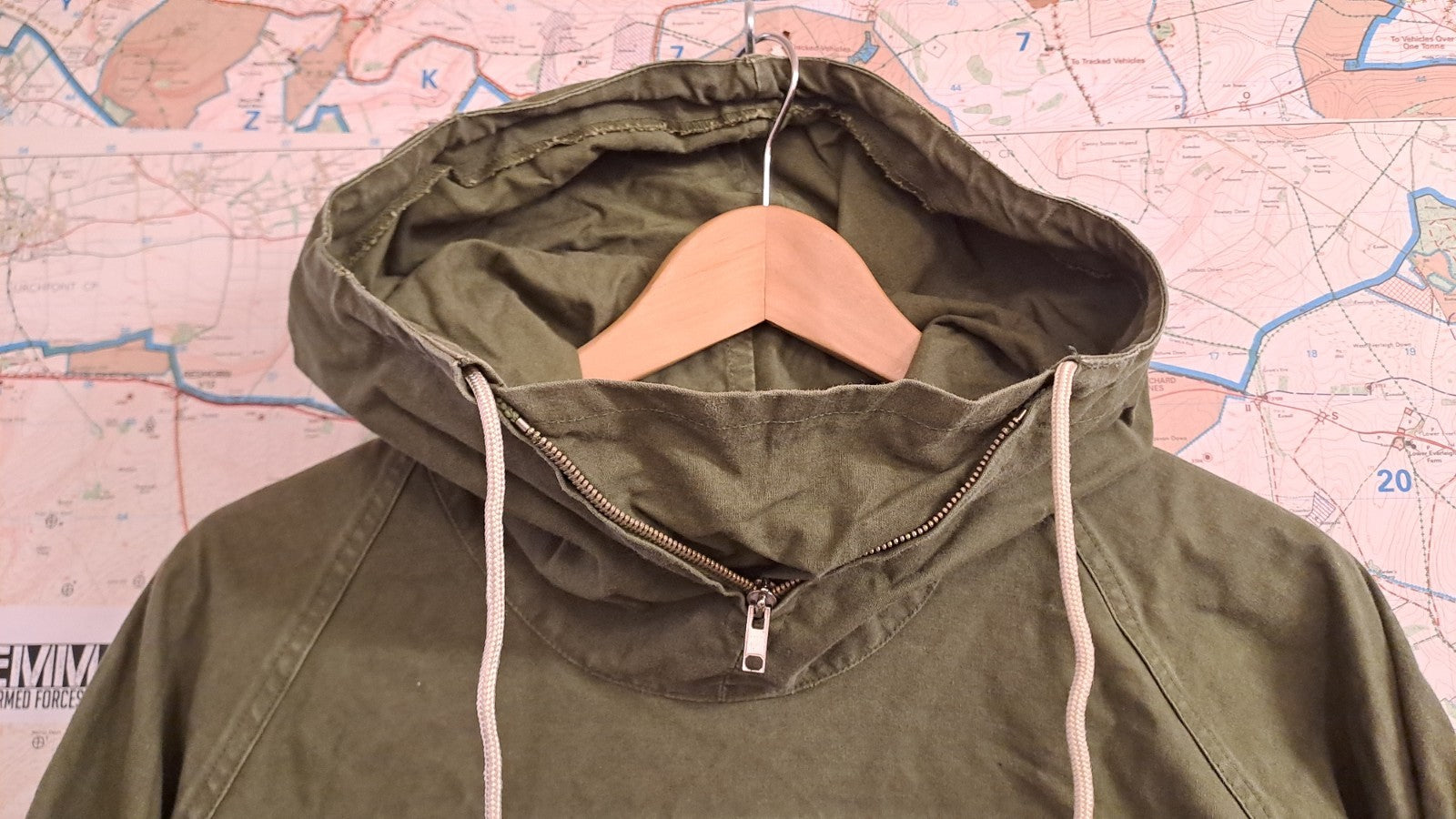 Genuine Vintage British Army Cadet Windproof Mountain Smock Military Oasis Mod