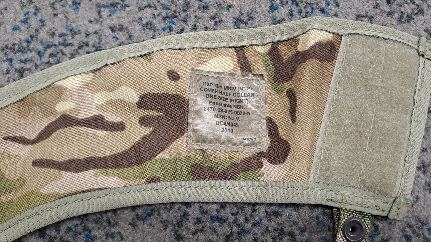 Genuine British Army Military SAS Half Collar MTP with Ballistic Filler Osprey