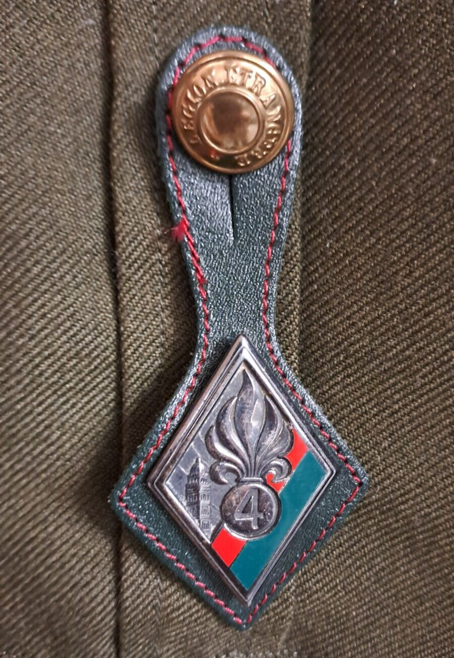 Rare Vintage French Foreign Legion Jacket Parade Dress Tunic 1985 Dated