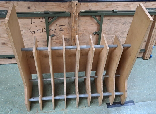 GENUINE BRITISH ARMY MILITARY SURPLUS UNIVERSAL RIFLE WEAPONS RACK SA80 L85 L86