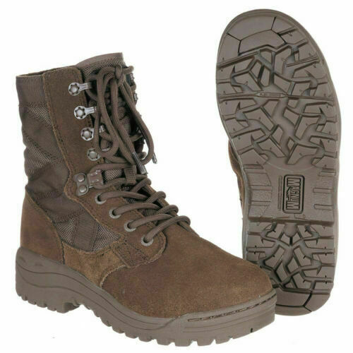 Brand New British Army Military Surplus Magnum Desert Patrol Brown Boots - 4 M