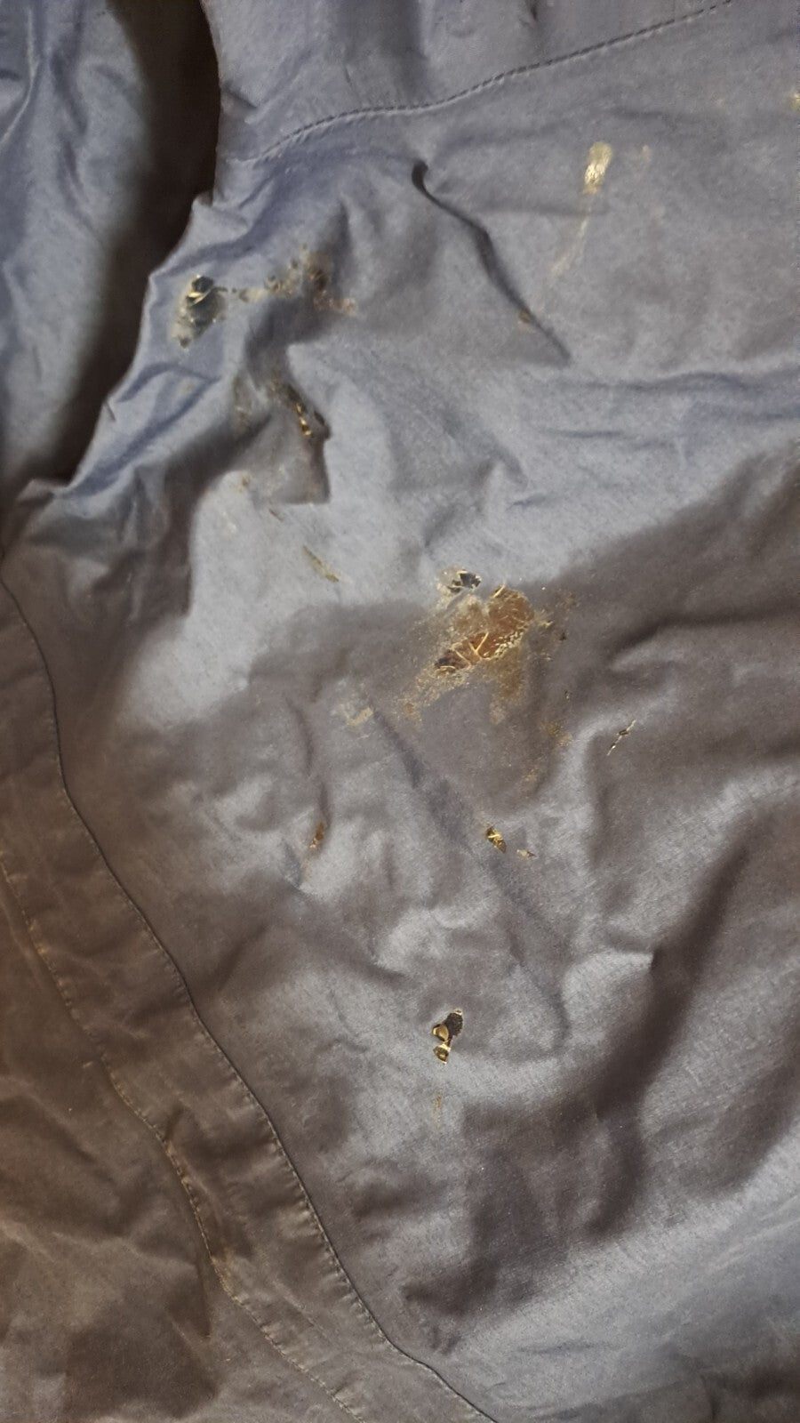 Genuine Berghaus Gore Tex Jacket Mens Blue Hooded Waterproof Hiking - Medium