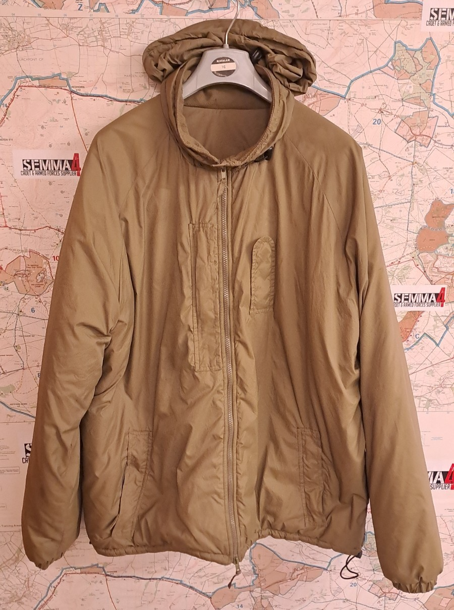 Genuine British Army PCS Thermal Jacket Full Zip Insulated Camping Tent Smock XL
