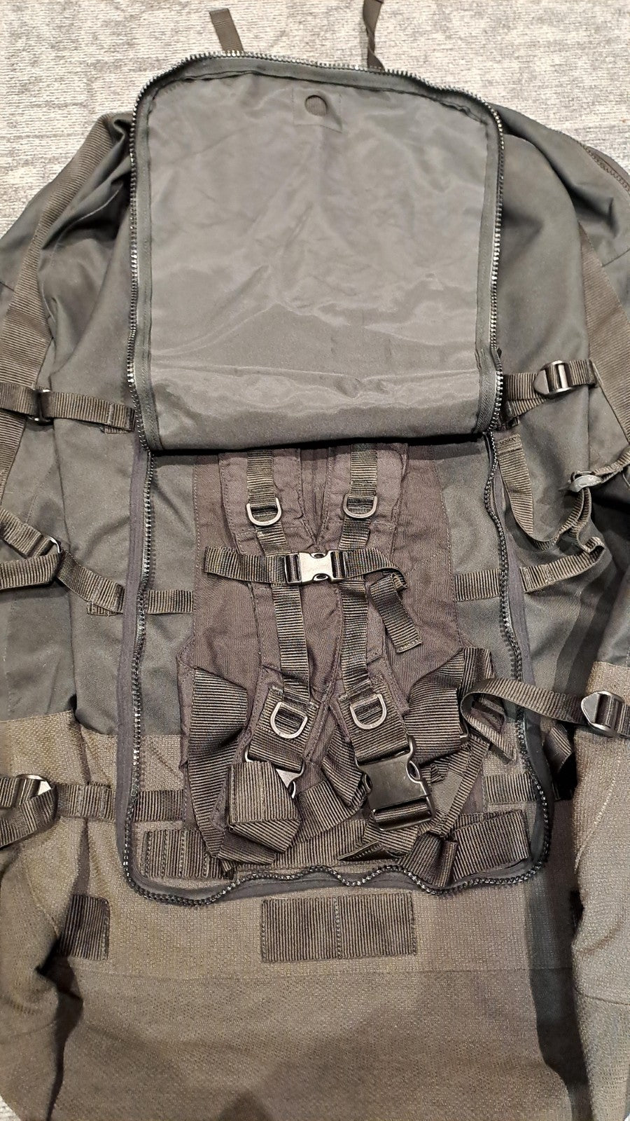 Genuine British Military SAS SBS Surplus 225 Litre Dry Bag Bergen Waterproof