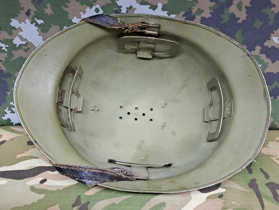 Original WW2 French Army Military M1926 Model Adrian Helmet Shell World War Two