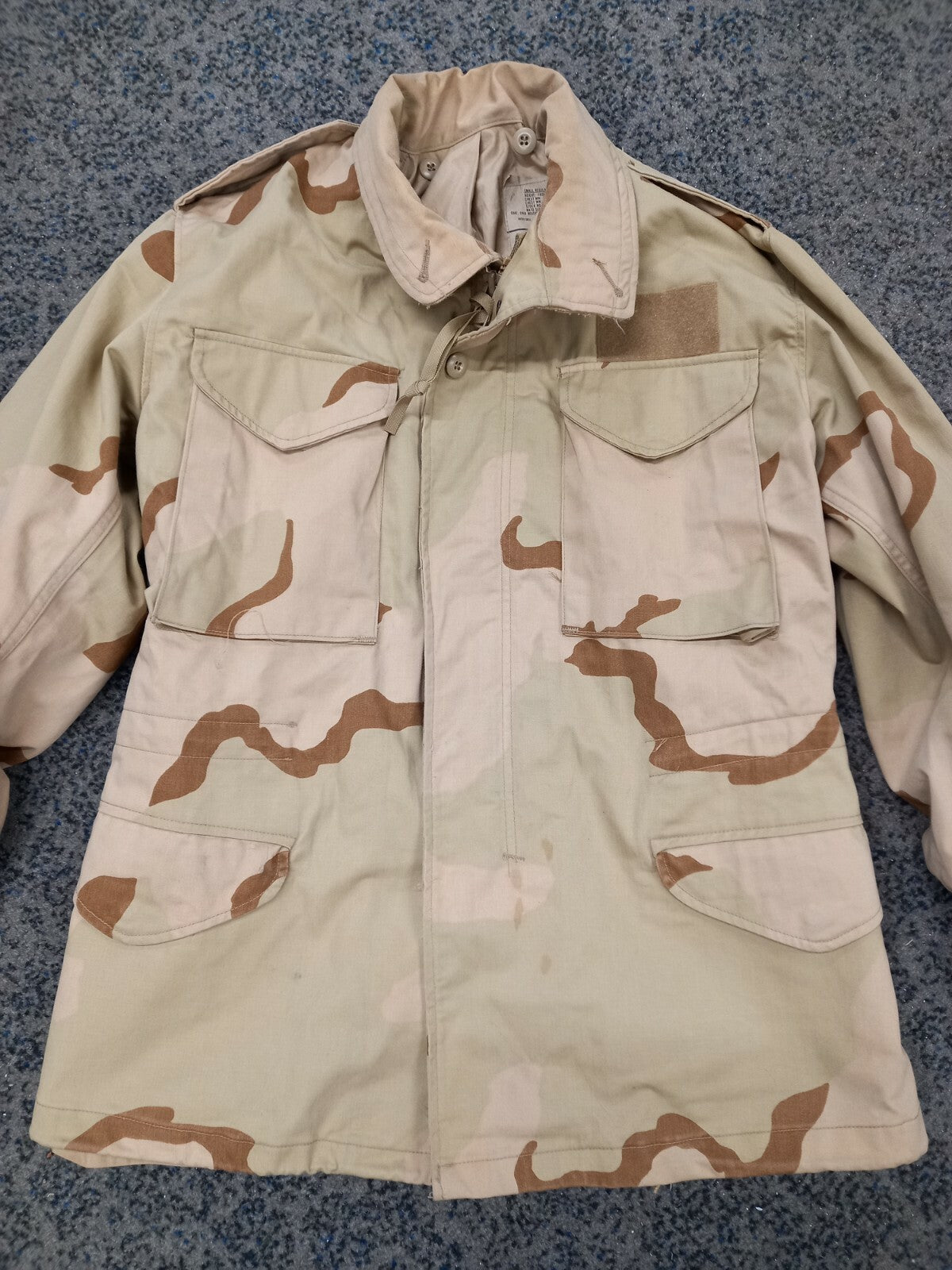 Genuine US Army Military issue DCU M65 Field Jacket Desert Cold Weather - Small