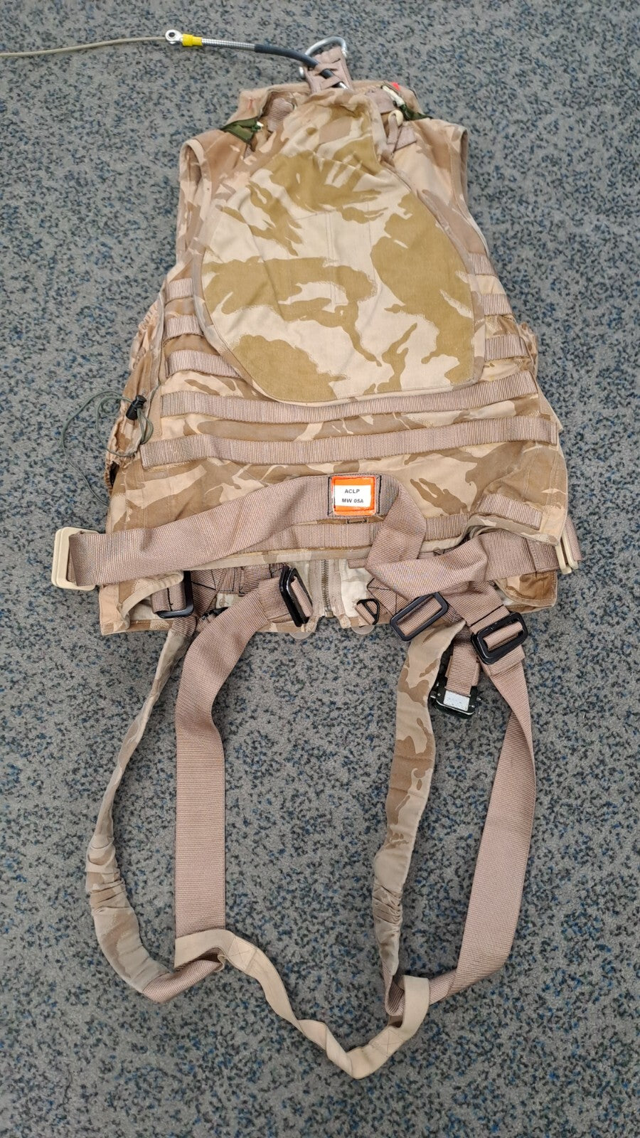 RARE Original RAF Desert DPM MK60 Life Preserver Armour Capable Vest Size 3