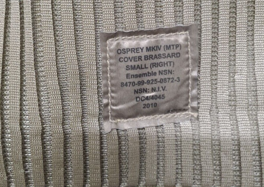 Genuine British Army SAS Brassards Shoulder MTP with Ballistic Filler Osprey - S