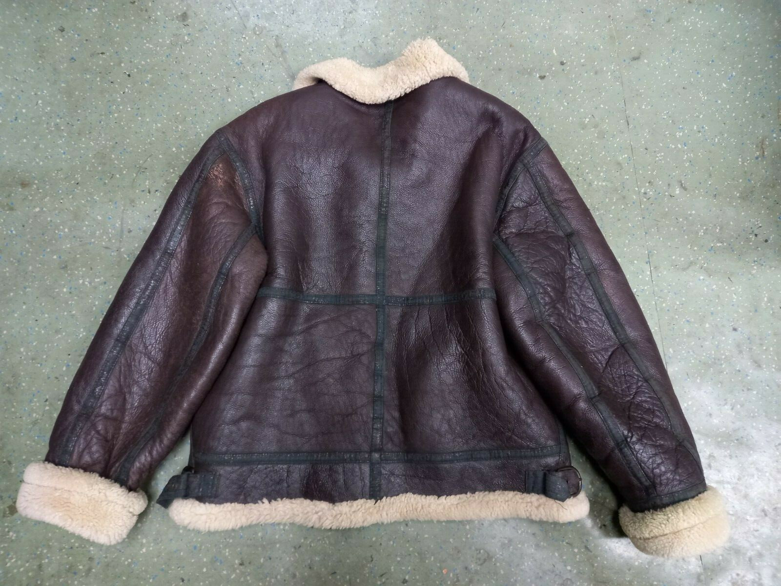 Genuine Rare Type B 3 American Military Wear Sheep Skin Fighter Pilots Jackets