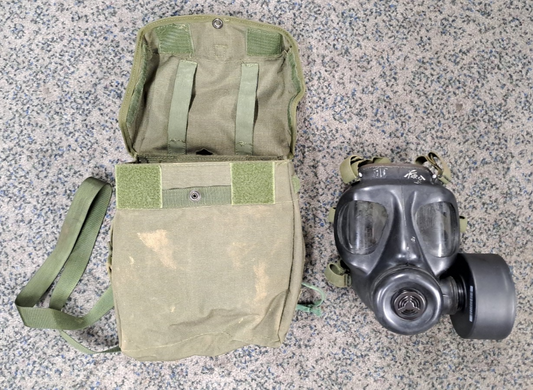 Rare Falkland's Era British Army SAS Military S6 G Mask Resp & Haversack